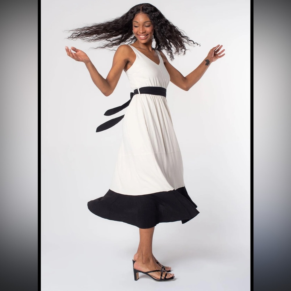 Lovestitch Color block Maxi Dress
